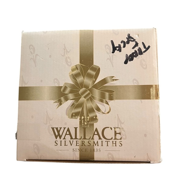 2001 Vintage Wallace Silversmith Musical Wedding Water Globe - Picture 6 of 6